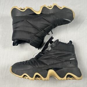 Sorel Kinetic Impact Puffy Zip Puffer Black Women’s Size 8 Boots NL5044-010